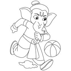 Malvorlage: Hinduistische Mythologie: Ganesha (Religion und Mythologie) #96913 - Kostenlose Malvorlagen zum Ausdrucken