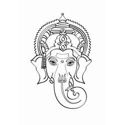 Malvorlage: Hinduistische Mythologie: Ganesha (Religion und Mythologie) #96920 - Kostenlose Malvorlagen zum Ausdrucken