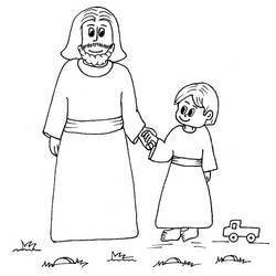 Malvorlage: Sankt Josef (Religion und Mythologie) #211106 - Kostenlose Malvorlagen zum Ausdrucken