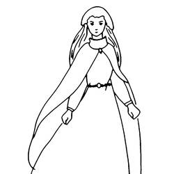 Malvorlage: Unsere Liebe Frau von Lourdes (Religion und Mythologie) #193955 - Kostenlose Malvorlagen zum Ausdrucken