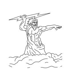 Malvorlage: Zeus (Religion und Mythologie) #219486 - Kostenlose Malvorlagen zum Ausdrucken