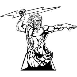 Malvorlage: Zeus (Religion und Mythologie) #219498 - Kostenlose Malvorlagen zum Ausdrucken