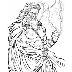 Malvorlage: Zeus (Religion und Mythologie) #219500 - Kostenlose Malvorlagen zum Ausdrucken