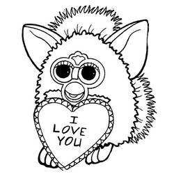 Malvorlage: Furby (Spielzeug und Spiele) #218553 - Kostenlose Malvorlagen zum Ausdrucken