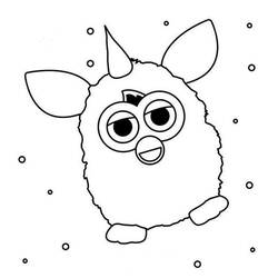 Malvorlage: Furby (Spielzeug und Spiele) #218576 - Kostenlose Malvorlagen zum Ausdrucken