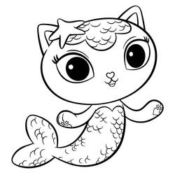 Zeichnungen zum Ausmalen: Gabbys Puppenhaus - Kostenlose Malvorlagen zum Ausdrucken