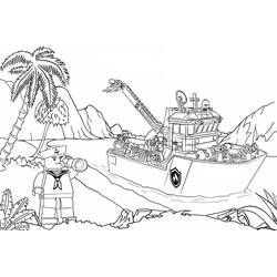 Zeichnungen zum Ausmalen: LEGO City - Kostenlose Malvorlagen zum Ausdrucken