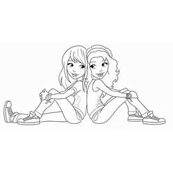 Zeichnungen zum Ausmalen: Lego Friends - Kostenlose Malvorlagen zum Ausdrucken