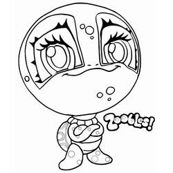 Zeichnungen zum Ausmalen: Zoobles - Kostenlose Malvorlagen zum Ausdrucken