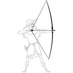 Malvorlage: Bogenschießen (Sport) #173840 - Kostenlose Malvorlagen zum Ausdrucken