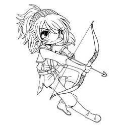 Malvorlage: Bogenschießen (Sport) #173855 - Kostenlose Malvorlagen zum Ausdrucken