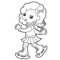 Malvorlage: Schlittschuhlaufen (Sport) #207295 - Kostenlose Malvorlagen zum Ausdrucken