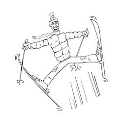 Malvorlage: Ski (Sport) #198398 - Kostenlose Malvorlagen zum Ausdrucken