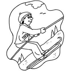 Malvorlage: Ski (Sport) #198439 - Kostenlose Malvorlagen zum Ausdrucken