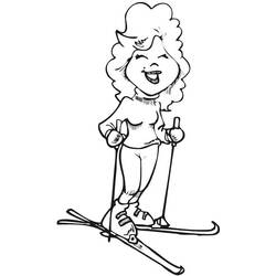 Malvorlage: Ski (Sport) #198444 - Kostenlose Malvorlagen zum Ausdrucken