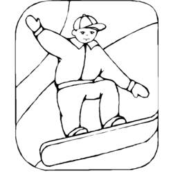 Malvorlage: Snowboard (Sport) #143820 - Kostenlose Malvorlagen zum Ausdrucken