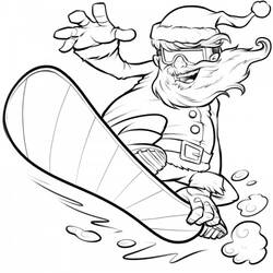 Malvorlage: Snowboard (Sport) #143834 - Kostenlose Malvorlagen zum Ausdrucken