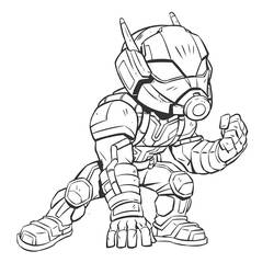 Malvorlage: Ant-Man (Superhelden und Superschurken) #206509 - Kostenlose Malvorlagen zum Ausdrucken