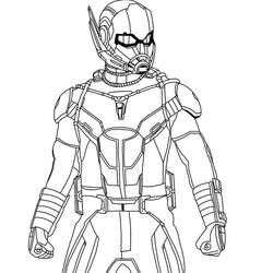Malvorlage: Ant-Man (Superhelden und Superschurken) #206514 - Kostenlose Malvorlagen zum Ausdrucken