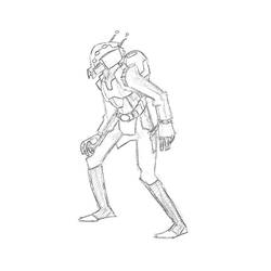 Malvorlage: Ant-Man (Superhelden und Superschurken) #77661 - Kostenlose Malvorlagen zum Ausdrucken