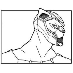 Malvorlage: Black Panther (Superhelden und Superschurken) #176298 - Kostenlose Malvorlagen zum Ausdrucken