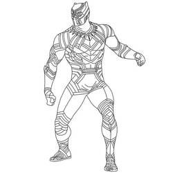 Malvorlage: Black Panther (Superhelden und Superschurken) #176299 - Kostenlose Malvorlagen zum Ausdrucken