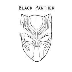 Malvorlage: Black Panther (Superhelden und Superschurken) #176317 - Kostenlose Malvorlagen zum Ausdrucken