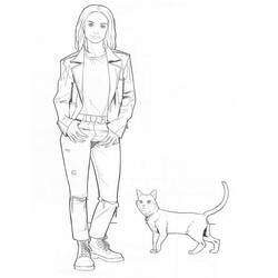 Malvorlage: Captain Marvel (Superhelden und Superschurken) #200040 - Kostenlose Malvorlagen zum Ausdrucken