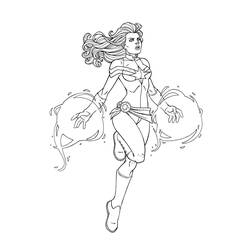 Malvorlage: Captain Marvel (Superhelden und Superschurken) #200051 - Kostenlose Malvorlagen zum Ausdrucken