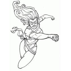 Malvorlage: Captain Marvel (Superhelden und Superschurken) #200052 - Kostenlose Malvorlagen zum Ausdrucken