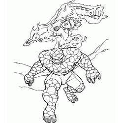 Malvorlage: Das Ding (Superhelden und Superschurken) #81969 - Kostenlose Malvorlagen zum Ausdrucken