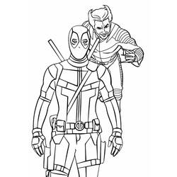 Malvorlage: Deadpool und Wolverine (Superhelden und Superschurken) #219345 - Kostenlose Malvorlagen zum Ausdrucken