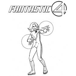 Malvorlage: Fantastischen Vier (Superhelden und Superschurken) #76347 - Kostenlose Malvorlagen zum Ausdrucken