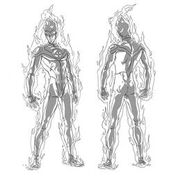 Malvorlage: Fantastischen Vier (Superhelden und Superschurken) #76434 - Kostenlose Malvorlagen zum Ausdrucken