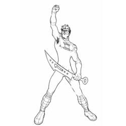 Malvorlage: Green Lantern (Superhelden und Superschurken) #81331 - Kostenlose Malvorlagen zum Ausdrucken