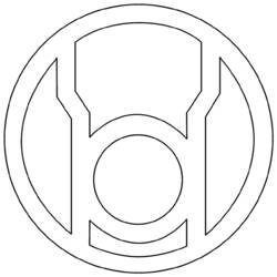 Zeichnungen zum Ausmalen: Green Lantern - Kostenlose Malvorlagen zum Ausdrucken
