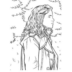 Zeichnungen zum Ausmalen: Hermione Granger - Kostenlose Malvorlagen zum Ausdrucken