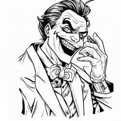 Malvorlage: Joker (Superhelden und Superschurken) #202130 - Kostenlose Malvorlagen zum Ausdrucken
