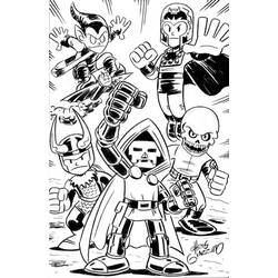 Malvorlage: Magneto (Superhelden und Superschurken) #80839 - Kostenlose Malvorlagen zum Ausdrucken