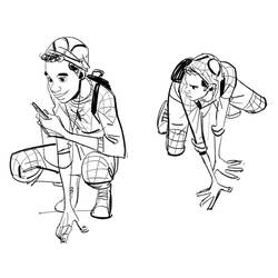 Malvorlage: Miles Morales (Superhelden und Superschurken) #212082 - Kostenlose Malvorlagen zum Ausdrucken