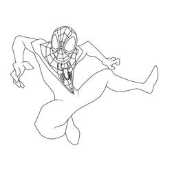 Malvorlage: Miles Morales (Superhelden und Superschurken) #212083 - Kostenlose Malvorlagen zum Ausdrucken