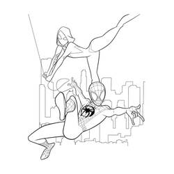 Malvorlage: Miles Morales (Superhelden und Superschurken) #212090 - Kostenlose Malvorlagen zum Ausdrucken