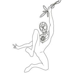 Malvorlage: Miles Morales (Superhelden und Superschurken) #212094 - Kostenlose Malvorlagen zum Ausdrucken