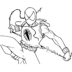 Malvorlage: Miles Morales (Superhelden und Superschurken) #212099 - Kostenlose Malvorlagen zum Ausdrucken