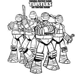 Malvorlage: Ninja Turtles (Superhelden und Superschurken) #75361 - Kostenlose Malvorlagen zum Ausdrucken