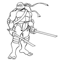 Zeichnungen zum Ausmalen: Ninja Turtles - Kostenlose Malvorlagen zum Ausdrucken