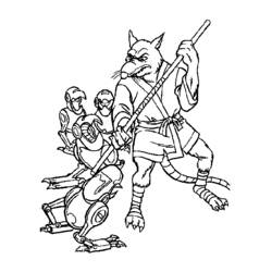 Malvorlage: Ninja Turtles (Superhelden und Superschurken) #75681 - Kostenlose Malvorlagen zum Ausdrucken