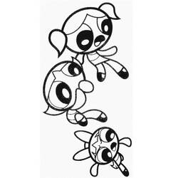 Malvorlage: Powerpuff Girls (Superhelden und Superschurken) #203343 - Kostenlose Malvorlagen zum Ausdrucken
