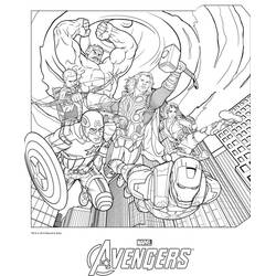 Malvorlage: Rächer (Superhelden und Superschurken) #74020 - Kostenlose Malvorlagen zum Ausdrucken