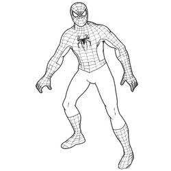Malvorlage: Spider-Man (Superhelden und Superschurken) #78772 - Kostenlose Malvorlagen zum Ausdrucken